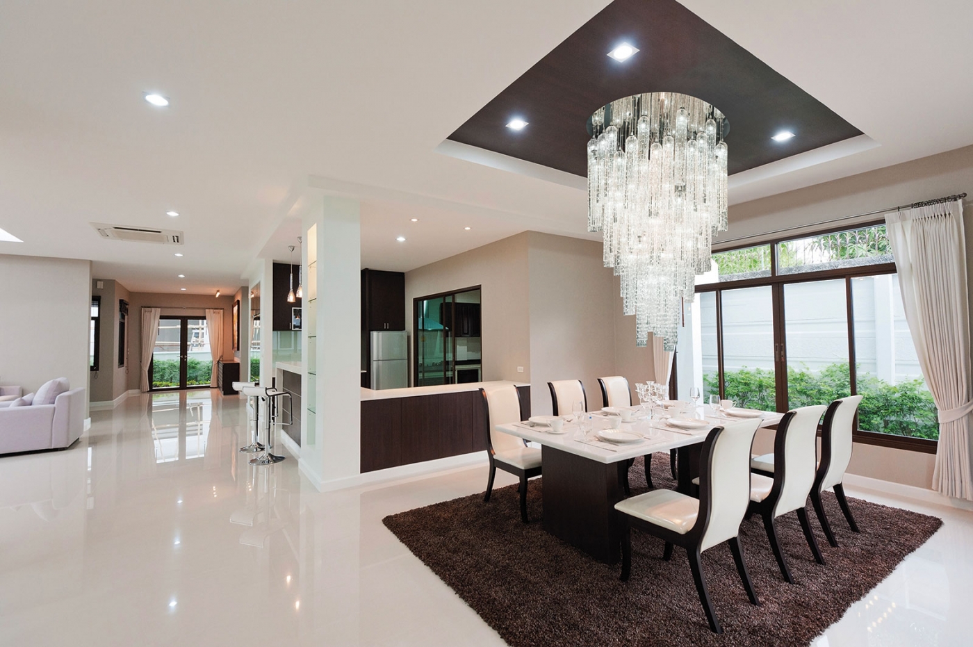 Andy | Modern Murano Glass LED Chandelier 