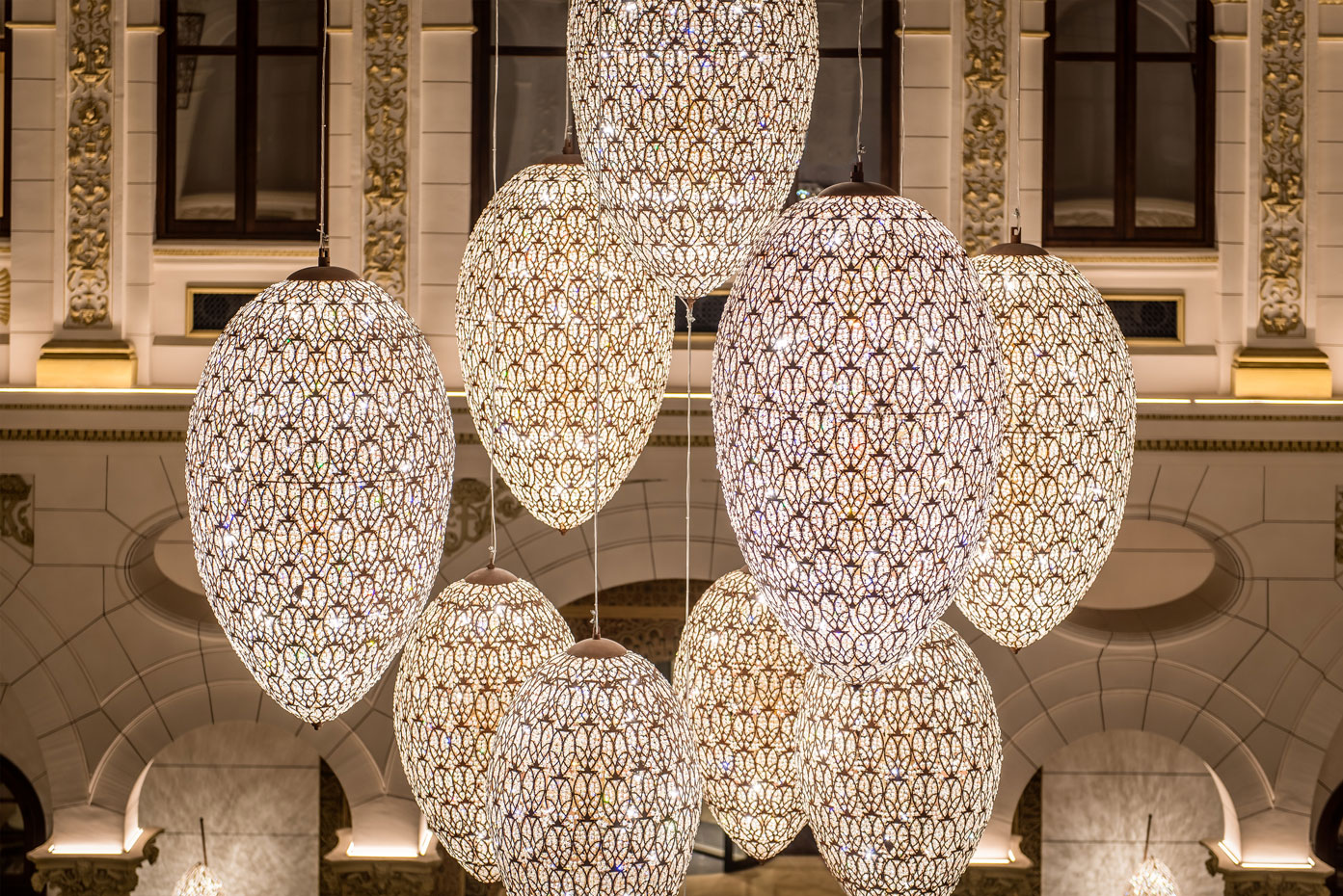Lampadario Arabesque custom per Gran Hotel Miramar | Malaga, Spagna